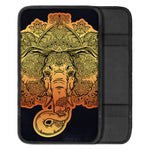 Indian Tribal Spiritual Elephant Print Car Center Console Cover