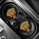 Indian Tribal Spiritual Elephant Print Car Coasters