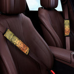 Indian Tribal Spiritual Elephant Print Car Seat Belt Covers
