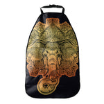 Indian Tribal Spiritual Elephant Print Car Seat Organizers