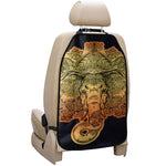 Indian Tribal Spiritual Elephant Print Car Seat Organizers