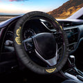 Indian Tribal Spiritual Elephant Print Car Steering Wheel Cover