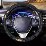 Indian Tribal Spiritual Elephant Print Car Steering Wheel Cover