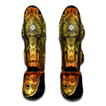 Indian Tribal Spiritual Elephant Print Muay Thai Shin Guard