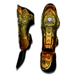 Indian Tribal Spiritual Elephant Print Muay Thai Shin Guard