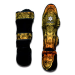 Indian Tribal Spiritual Elephant Print Muay Thai Shin Guard