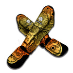 Indian Tribal Spiritual Elephant Print Muay Thai Shin Guard