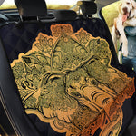 Indian Tribal Spiritual Elephant Print Pet Car Back Seat Cover