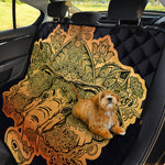 Indian Tribal Spiritual Elephant Print Pet Car Back Seat Cover