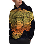 Indian Tribal Spiritual Elephant Print Pullover Hoodie