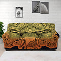 Indian Tribal Spiritual Elephant Print Sofa Cover
