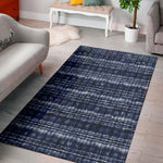 Indigo Dye Shibori Print Area Rug