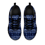 Indigo Dye Shibori Print Black Sneakers