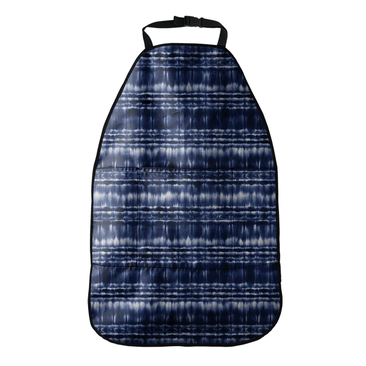 Indigo Dye Shibori Print Car Seat Organizers