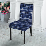 Indigo Dye Shibori Print Dining Chair Slipcover