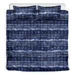 Indigo Dye Shibori Print Duvet Cover Bedding Set