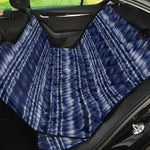 Indigo Dye Shibori Print Pet Car Back Seat Cover