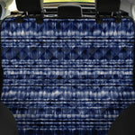 Indigo Dye Shibori Print Pet Car Back Seat Cover