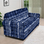 Indigo Dye Shibori Print Sofa Cover