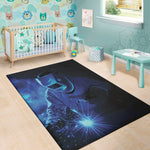 Industrial Welder Print Area Rug