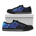 Industrial Welder Print Black Low Top Sneakers