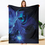 Industrial Welder Print Blanket
