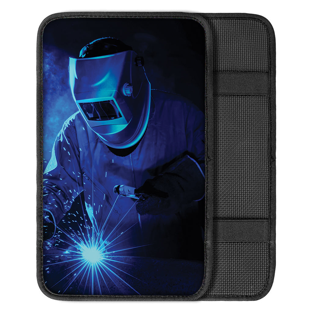 Industrial Welder Print Car Center Console Cover