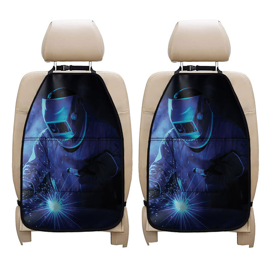 Industrial Welder Print Car Seat Organizers