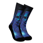 Industrial Welder Print Crew Socks