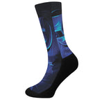 Industrial Welder Print Crew Socks