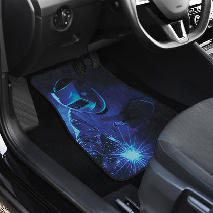 Industrial Welder Print Front and Back Car Floor Mats