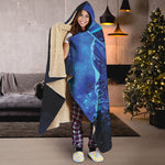Industrial Welder Print Hooded Blanket