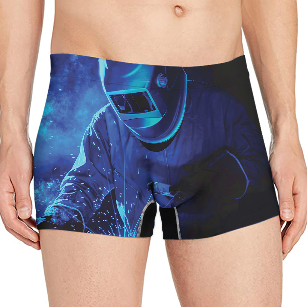 Industrial Welder Print Men's Boxer Briefs