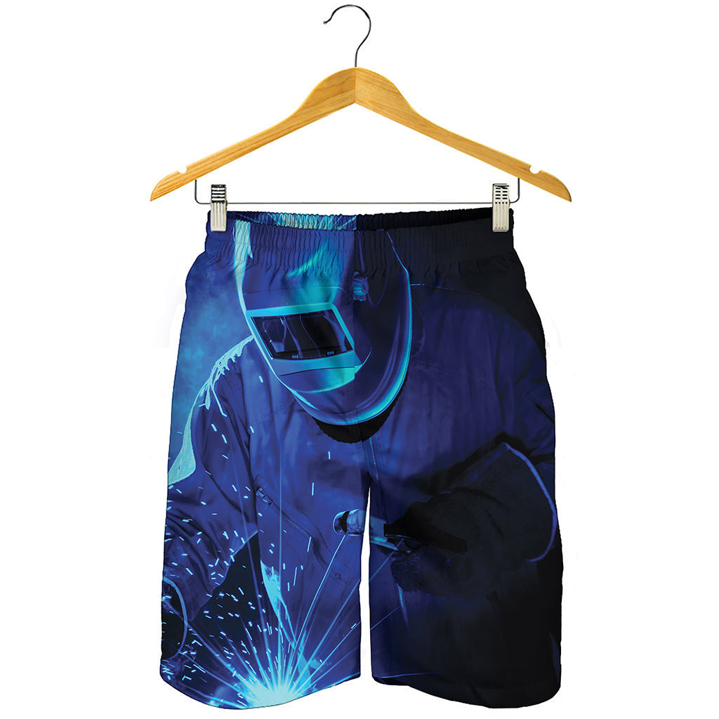 Industrial Welder Print Men's Shorts