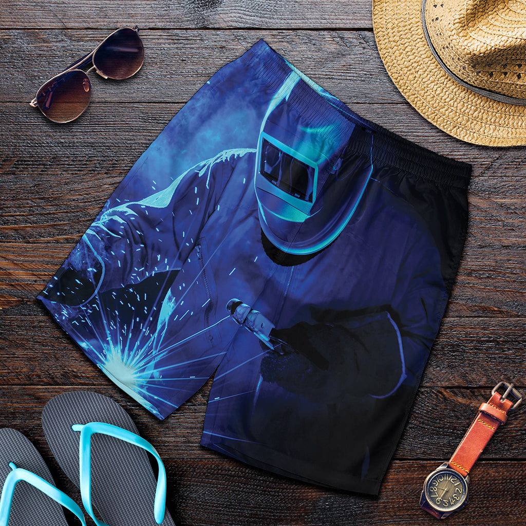 Industrial Welder Print Men's Shorts