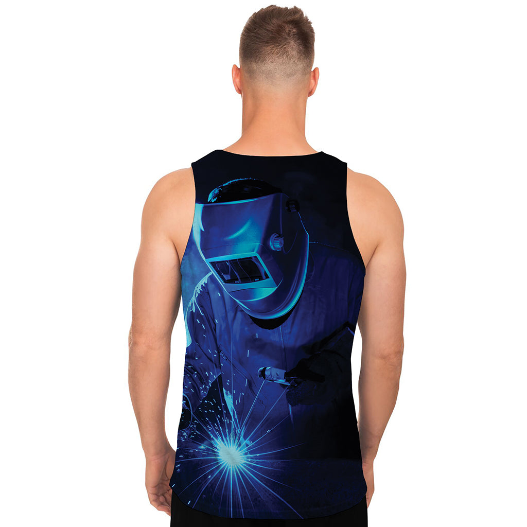 Industrial Welder Print Men's Tank Top