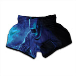 Industrial Welder Print Muay Thai Boxing Shorts