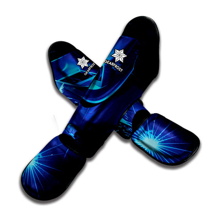 Industrial Welder Print Muay Thai Shin Guard