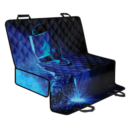 Industrial Welder Print Pet Car Back Seat Cover