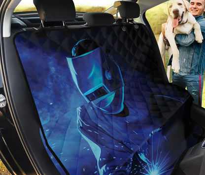 Industrial Welder Print Pet Car Back Seat Cover