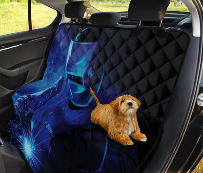 Industrial Welder Print Pet Car Back Seat Cover