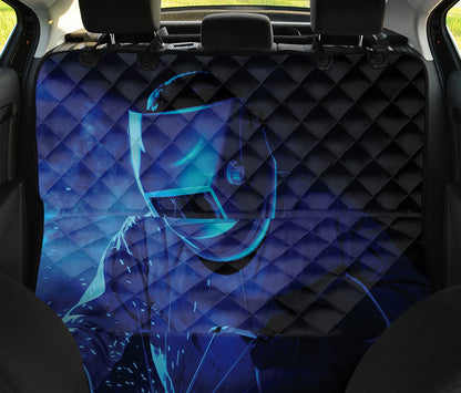 Industrial Welder Print Pet Car Back Seat Cover