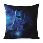 Industrial Welder Print Pillow Cover