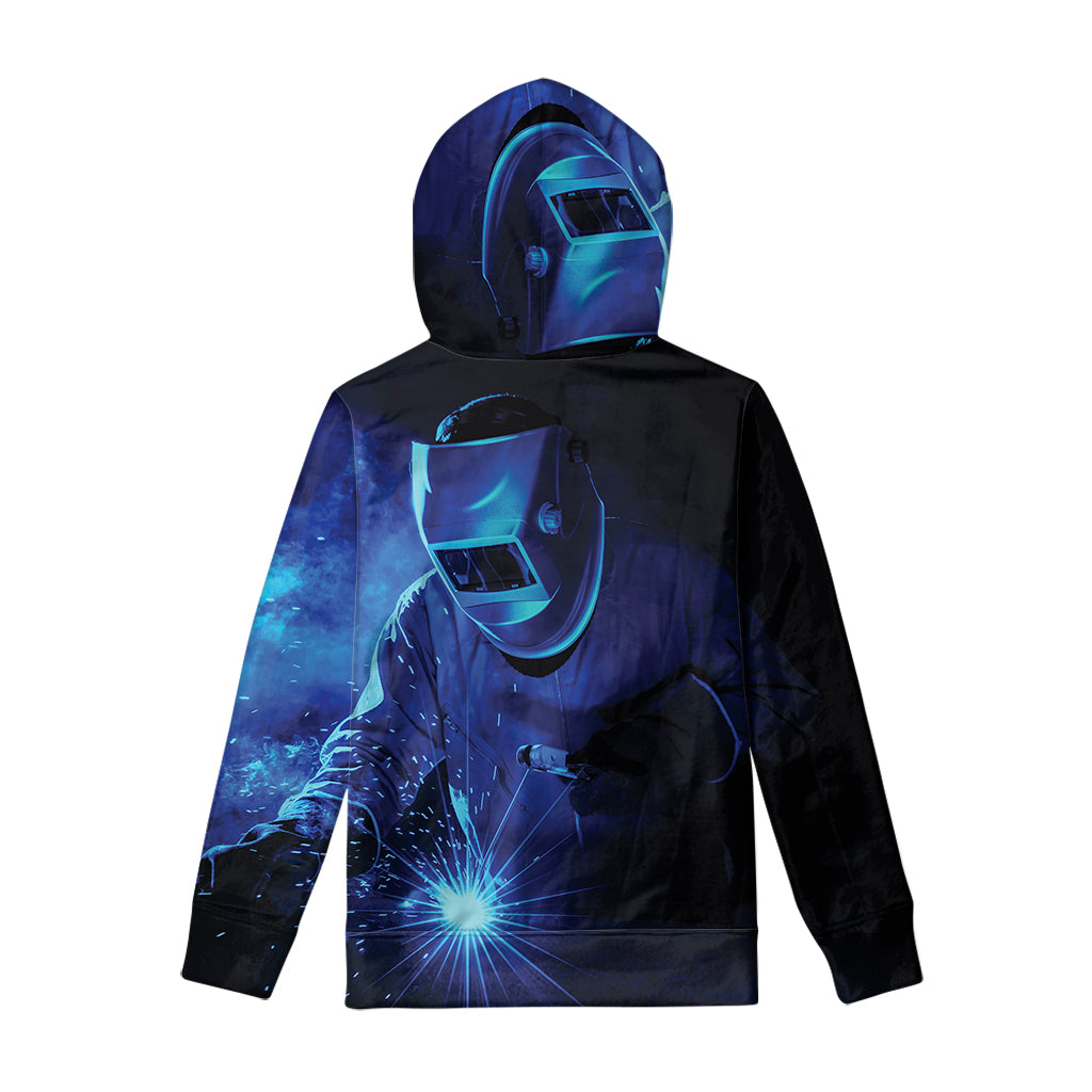 Industrial Welder Print Pullover Hoodie