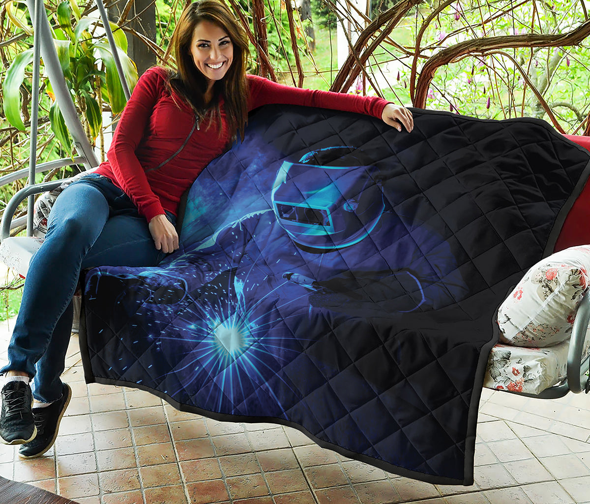 Industrial Welder Print Quilt