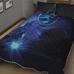 Industrial Welder Print Quilt Bed Set