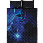 Industrial Welder Print Quilt Bed Set