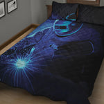Industrial Welder Print Quilt Bed Set