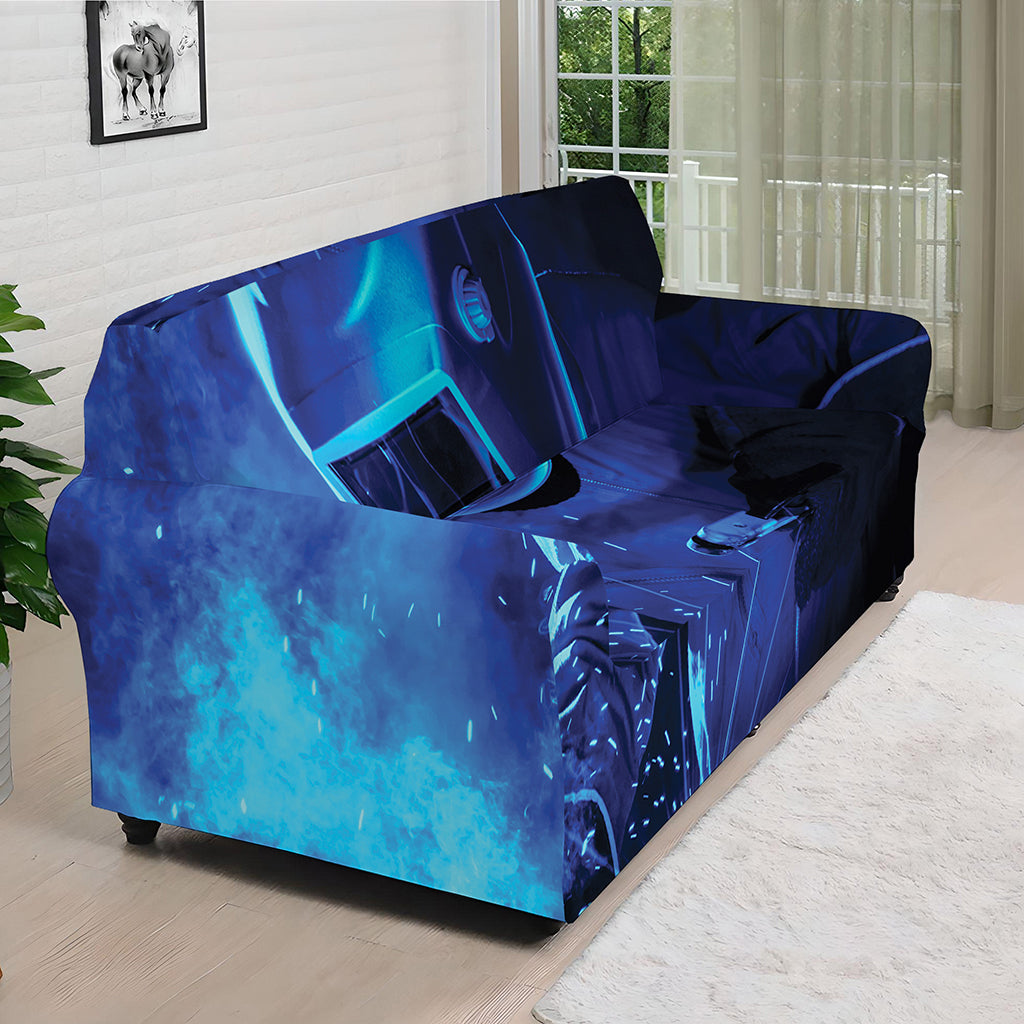 Industrial Welder Print Sofa Cover