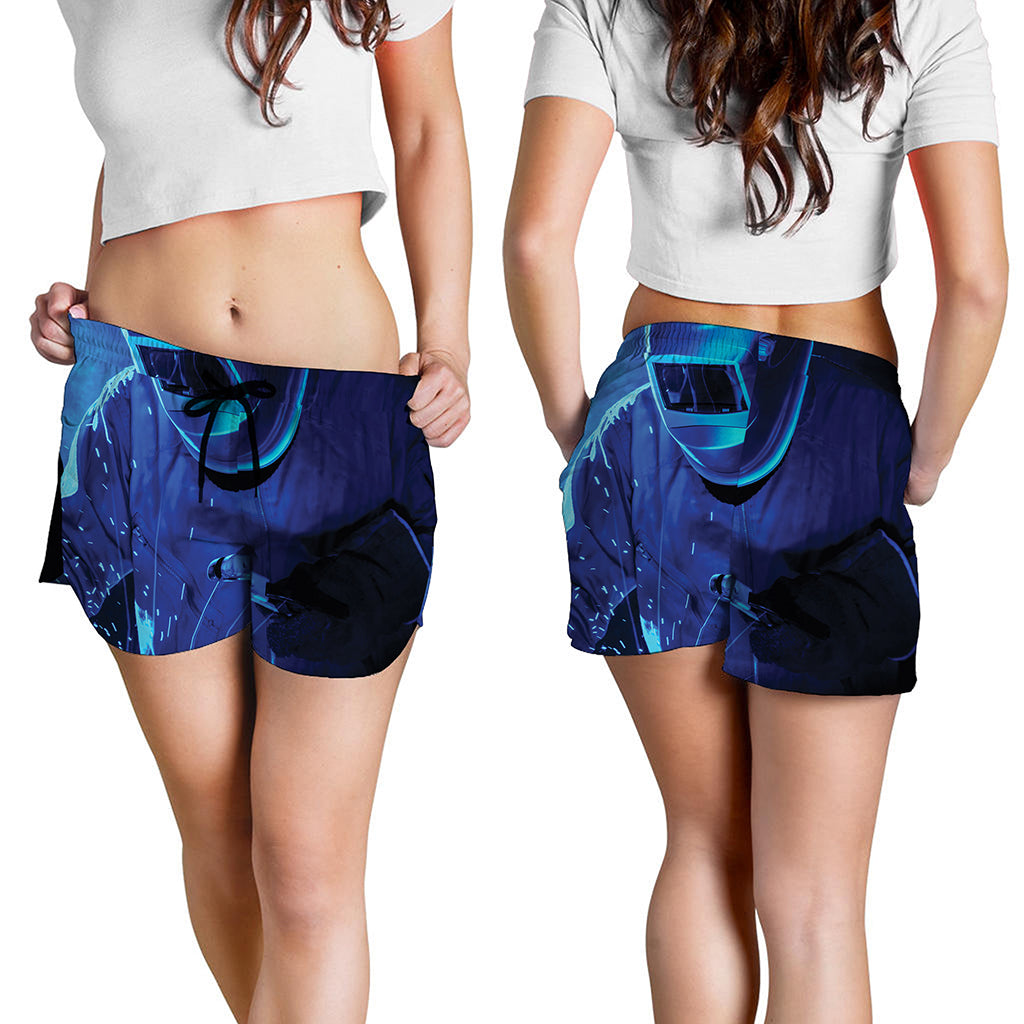 Industrial Welder Print Women's Shorts